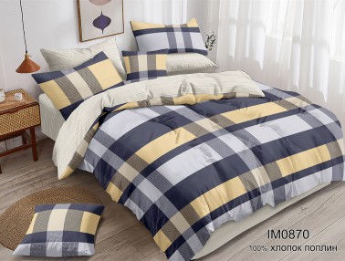 Комплект постельного белья Поплин с Одеялом IM0870